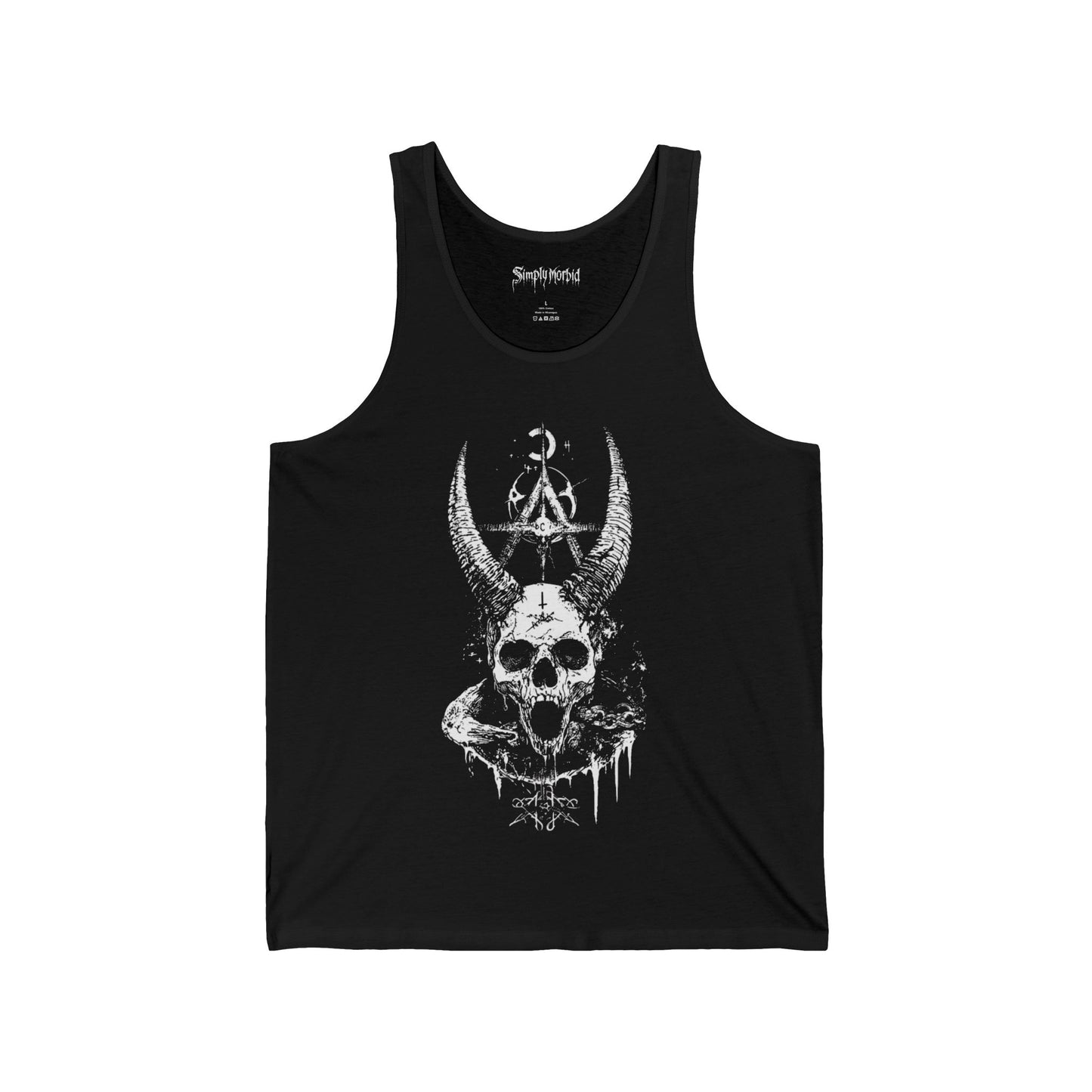 Horned Skull 2 Tank Top