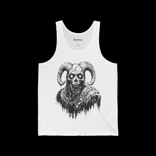 (Knight Of Hell) Tank Top (Front/Back Graphics)
