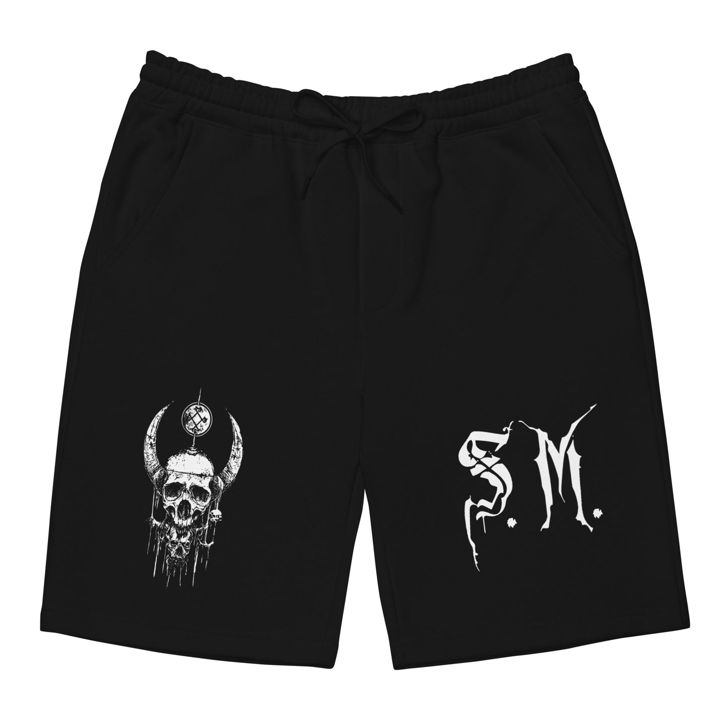 Horned Skull Shorts